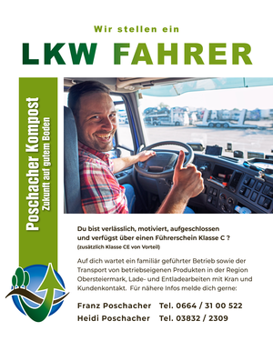 1080x1350px Poschacher LKW Fahrer
