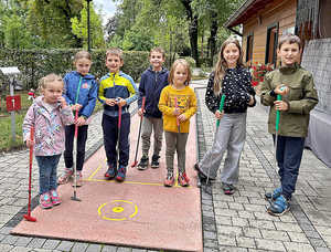 Minigolf.